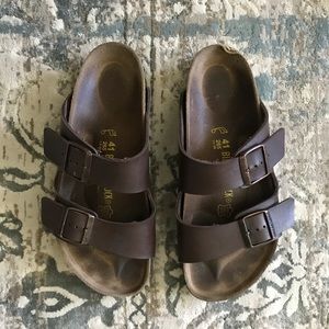 Dark brown leather Birkenstock (size 41)